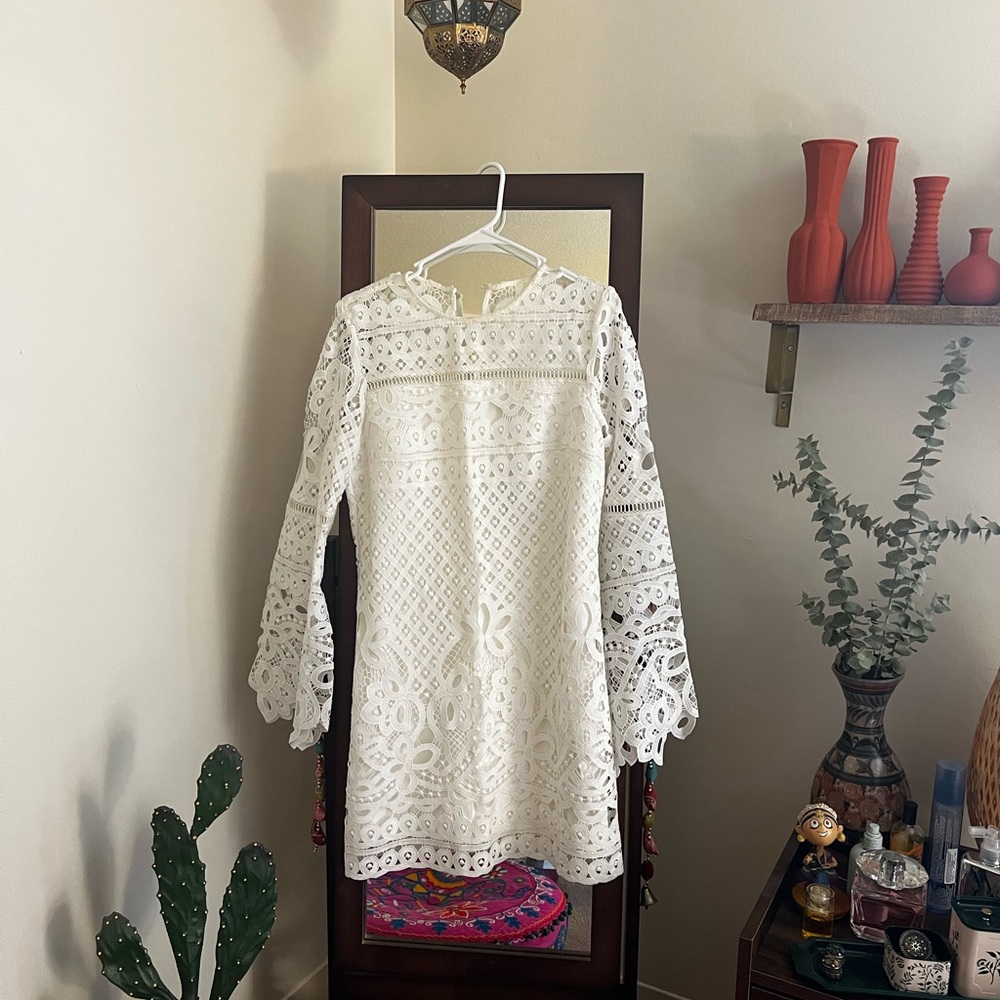 White lace dress NWT